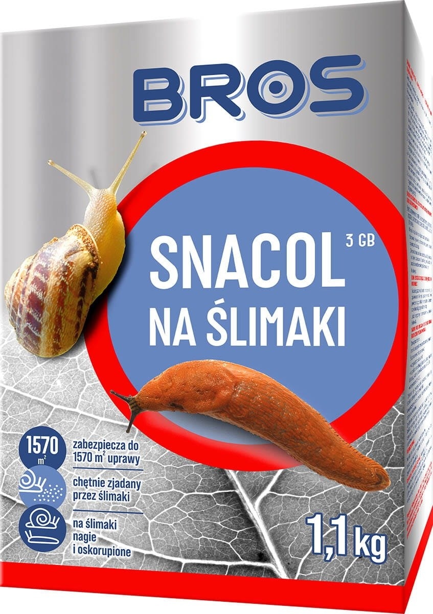 Bros  snacol na ślimaki POL4289250129H 1,1kg