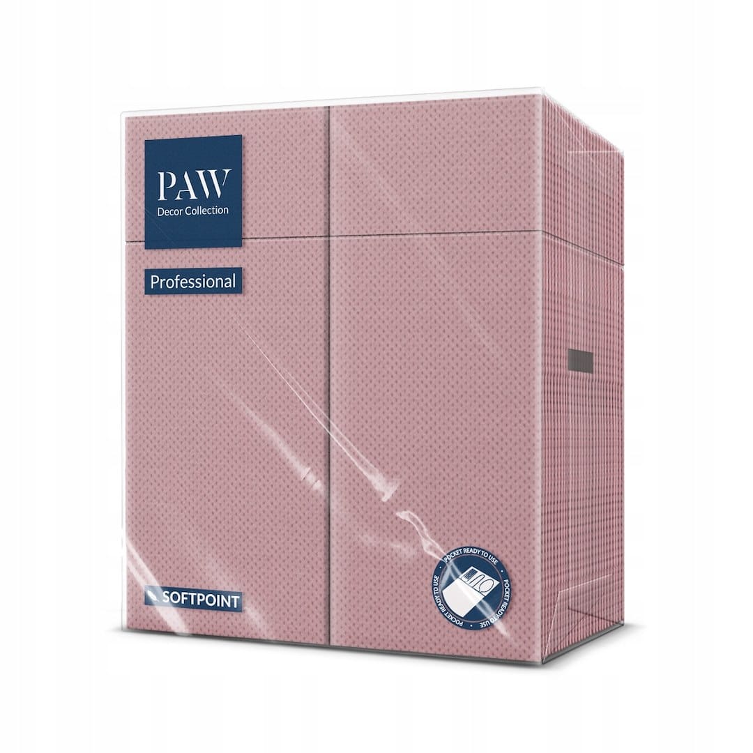 Kieszonki na sztućce - brudny róż, PUNP000014  op.50 szt. (8); kangurek