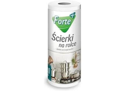 Ścierki na rolce  op.40 szt. z tłoczeniem  Forte+