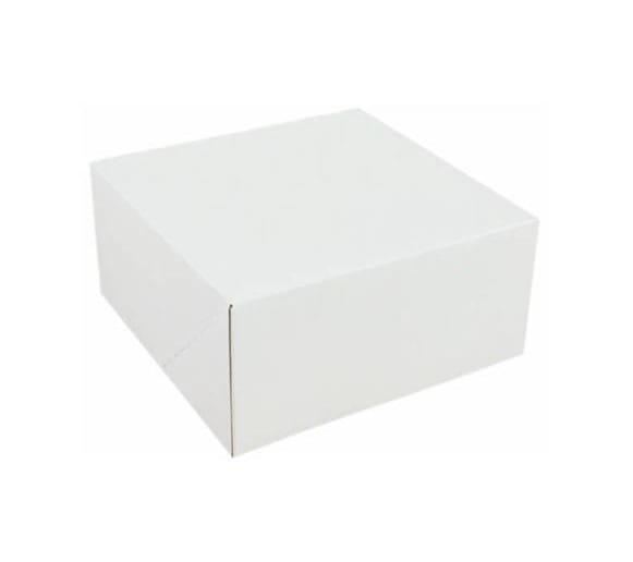 Pudełko 18x18x9cm biało/br. op.50 szt. P690 ++