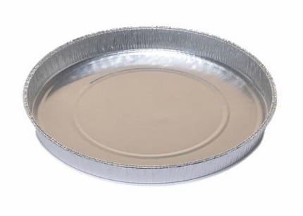 Foremka aluminiowa - okrągła  600ml; śr.20,5/wys.2,2cm;  (C-25/T40G)  op.100 szt. (10)