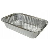 Foremka aluminiowa - prost.  510ml; 17,9x11,9x3,1cm   (R-18, R87G)  op.100 szt.