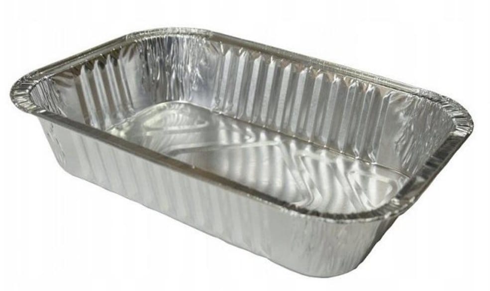 Foremka aluminiowa - prost.  510ml; 17,9x11,9x3,1cm   (R-18, R87G)  op.100 szt.