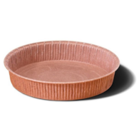 Foremka papierowa  ECOS okrągła  śr.16/wys.3cm  Brown op.50 szt.