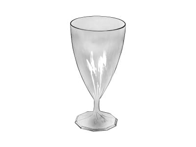 Kieliszek do wina 150ml  op.6 szt. (28) CRISTAL PS  33-62