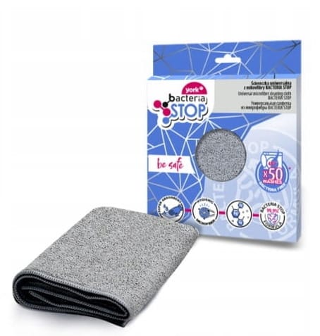 Ścierka z mikrofibry  35x35 York Bacteria Stop