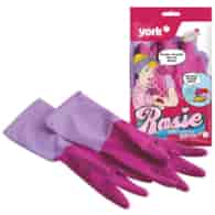 Rękawice gumowe York Rosie L  zapachowe **