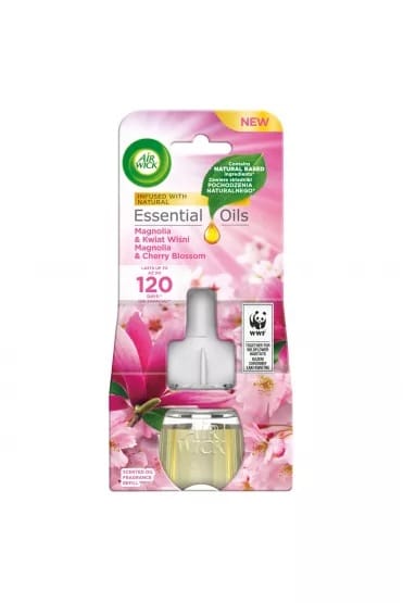Odświeżacz elektr.Air Wick Essentials Oils -wkład- Magnolia i Kwiat Wiśni