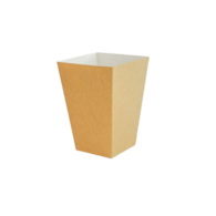 Kubełek na popcorn  3L biało/brązowy  100szt.  22530
