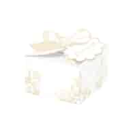 Pudełko na ciasteczka/drobiazgi  DIY Dziękujemy 7x7x4,5 cm  op.10 szt. **