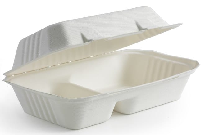 Poj. na obiad pulpa 1/2  2-dziel. 23x15x8cm  op.50 szt. (4)   29532