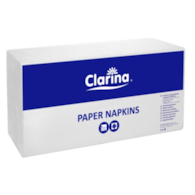 Serwetki 33x33cm  skł. 1-warst.  op.500 g (5) 1/4  białe  5057