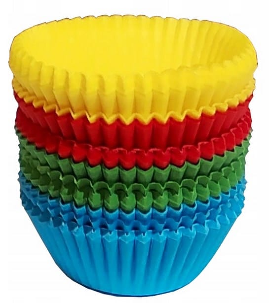 Papilotki 70mm/wys.20  op.200 szt. kolorowe