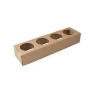 Wkładka cateringowa na 4 sosy o średnicy 70mm, długość wkładki 35cm, szer.8cm, wys.5cm   op. 10szt.