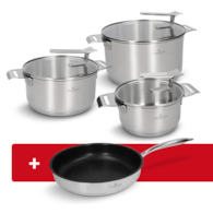 Zwieger Visionary  Zestaw garnków 6el. + gratis Visionary II patelnia 28cm