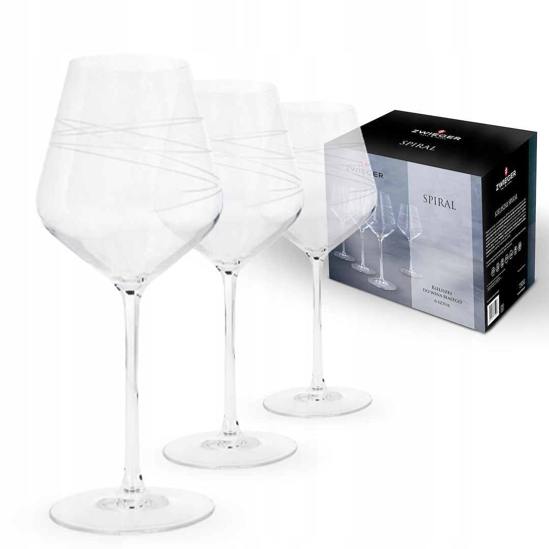 Zwieger Spiral  Kieliszki do wina białego  op.6 szt.
