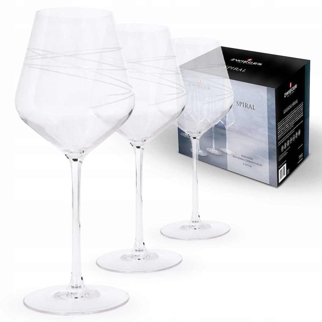 Zwieger Spiral  Kieliszki do wina czerwonego  op.6 szt.