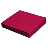 Serwetki 33x33cm  skł. 3-warst.  op.20 szt. bordo