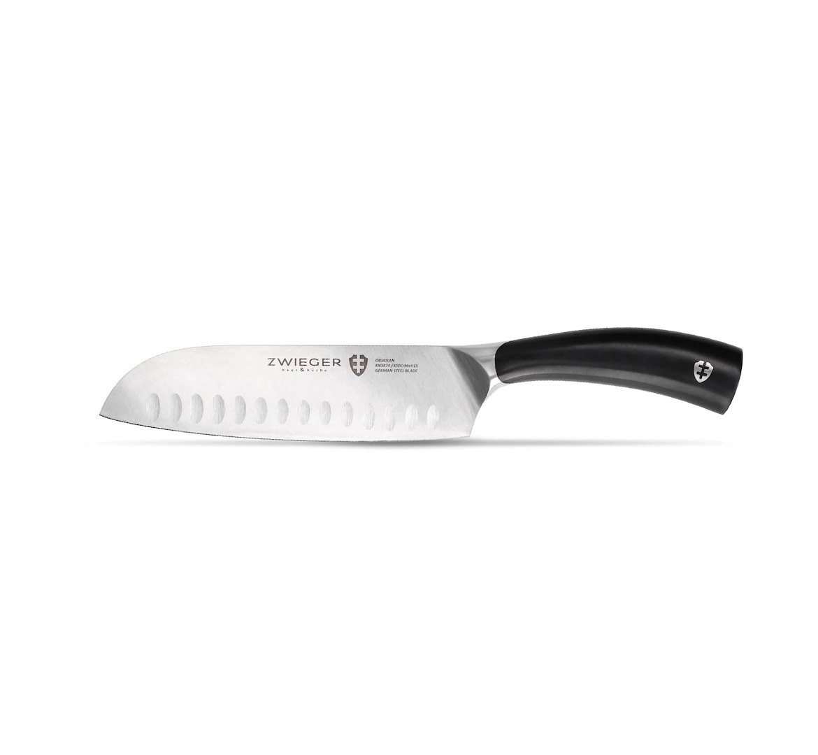 Zwieger Obsidian  Nóż Santoku 18cm