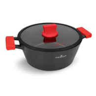 Zwieger Obsidian  Garnek z pokrywką 28cm