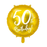 Balon foliowy  30th Birthday; 45cm - złoty