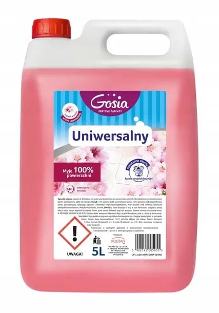 Płyn uniwersalny 5l  Gosia Kwiat Wiśni Japońskiej - separator brudu ++
