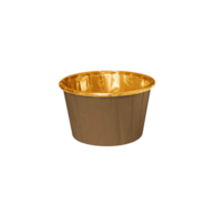 Muffiny brązowo-złote 50x39mm  op.100 szt. (30)