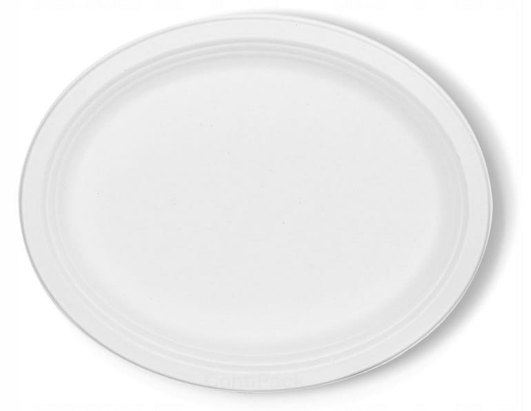 Talerz pulpa owalny duży op.50 szt. (10) 32x26x2,4  LN 29297