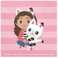 Serwetki - Dziecięce  33x33cm  op.20 szt.  Koci Domek Gabi