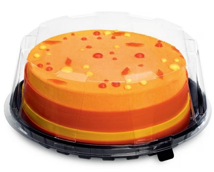 Tortownica kpl (1 szt. spód + 1 szt. czapa) fi 25,5cm  h 8cm   26DXN30 **