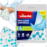 Ścierka domowa  op.4 szt. Vileda Pro Clean - z enzymami