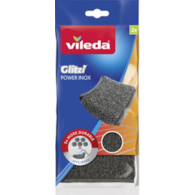Zmywak kuchenny Vileda Power Inox Glitzi  op.2 szt.