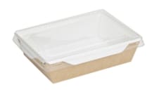 Pudełko na sałatkę  14,5x9,5x4,5cm  op.50 szt. (8) ECO 400ml  1999903051  zamykane**
