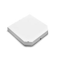 Pizza 26x26x3,5cm  op.100 szt.   kwadrat szara ESSK  P