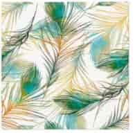Serwetki 33x33cm  skł. 3-warst.  op.20 szt. Feather composition SDL138100