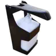 Podajnik do mydła w płynie łokciowy CZARNY HS139B  1 litr