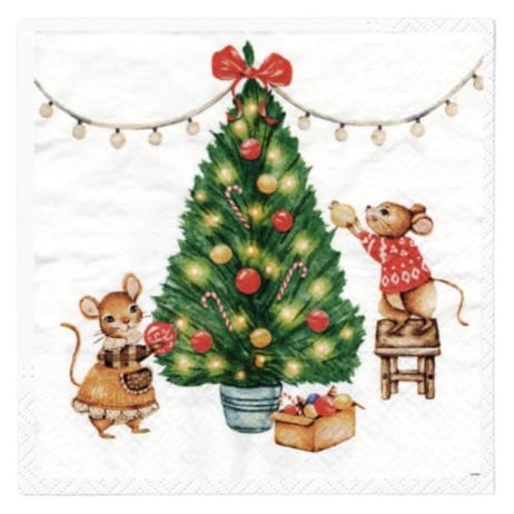 Serwetki - Boże Narodzenie  33x33cm  op.20 szt.  Tiny Christmas