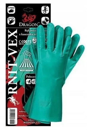RĘKAWICE GOSPOD. M  Rnit-Vex  8 nitryl dług.ręk. DRAGON