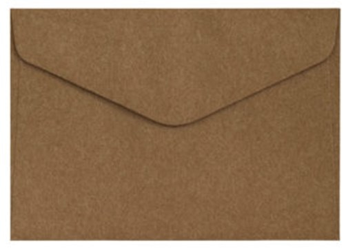 Koperta ozdobna C6  Nature brązowy, 120g   op.10 szt.