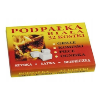 Rozpałka stała w kostkach  Grill  biała