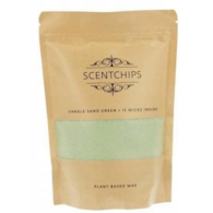 Piasek do świec zielony, 250g