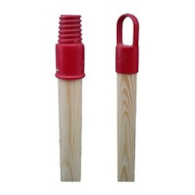 Kij drewniany 120 cm z obsadą plastikową