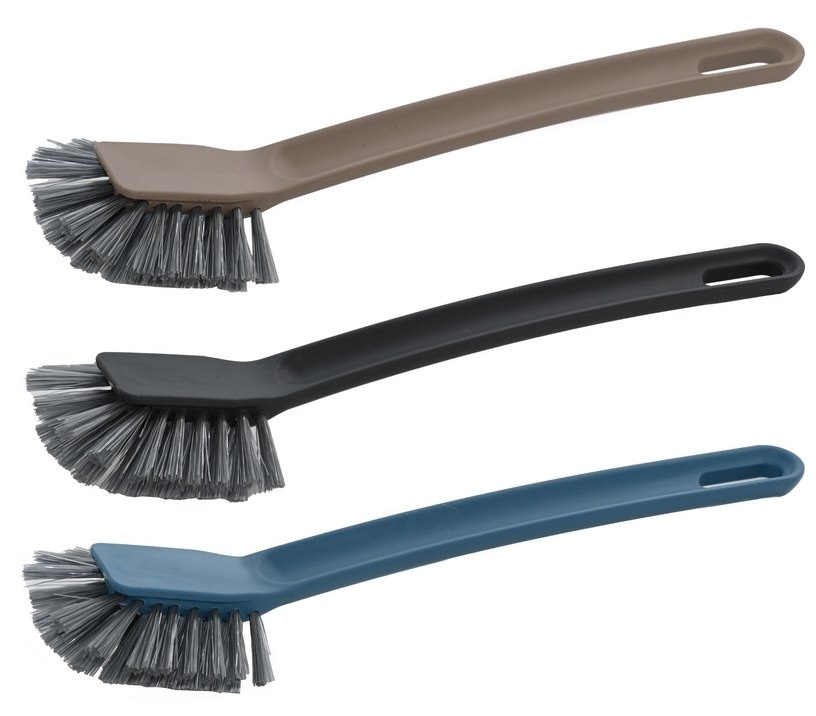 Szczota do naczyń z długą rączką, Szwedka Grey 4122