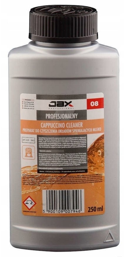 Płyn do czyszczenia systemów mlecznych  Cappuccino Cleaner 08  250ml