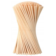 Patyczki do waty cukrowej  39cm/4mm  op.200 szt. drewno  szorstkie