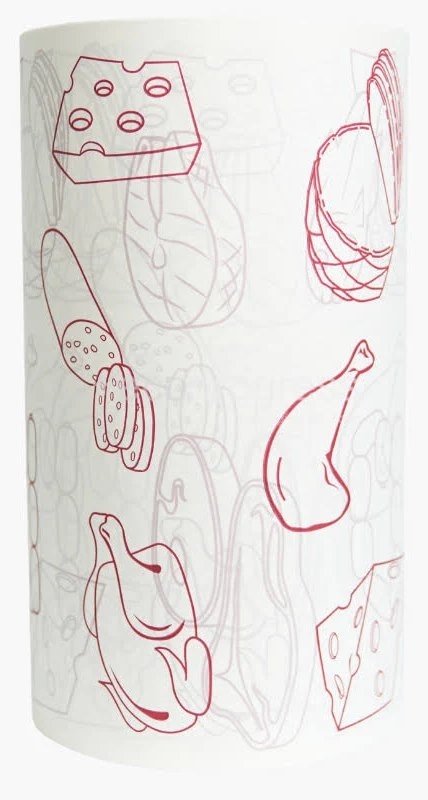Papier pakowy rolka  powl. 35cm  op.10kg   Mięso , nadruk spożywczy