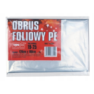 Obrus foliowy molet.PE  120x140, przeźroczysty