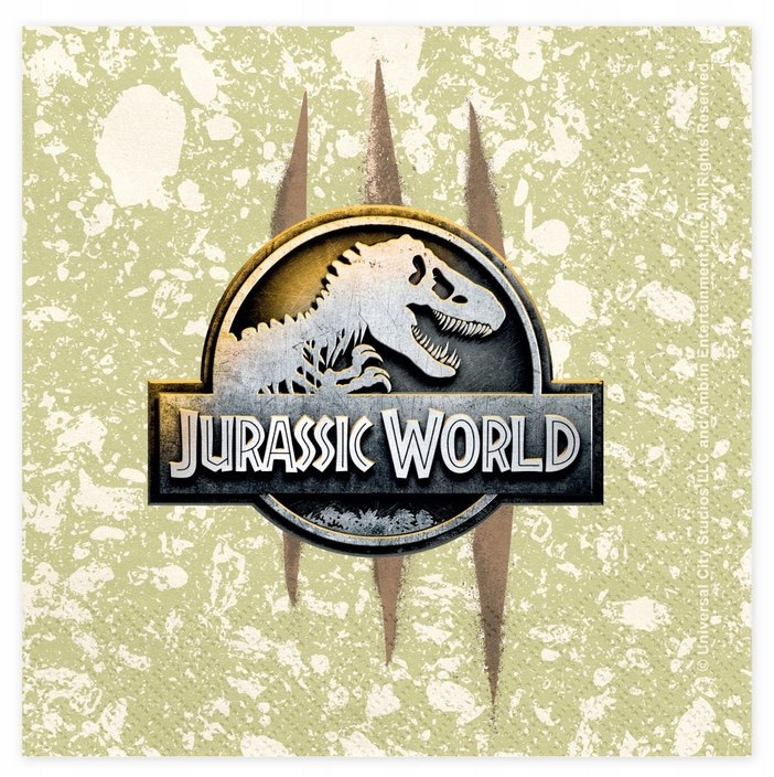 Serwetki - Dziecięce  33x33cm  op.20 szt.  Jurassic World