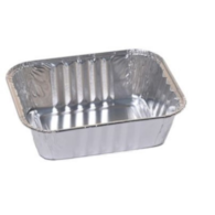 Foremka aluminiowa - prost.  280ml; 12,5x10,2x3,6cm (R5G)  op.100 szt.  (24)