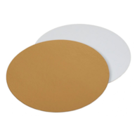 Podkład okr. gładki-gruby  FI 22  op.25 szt.  2400g - złoto-biały
